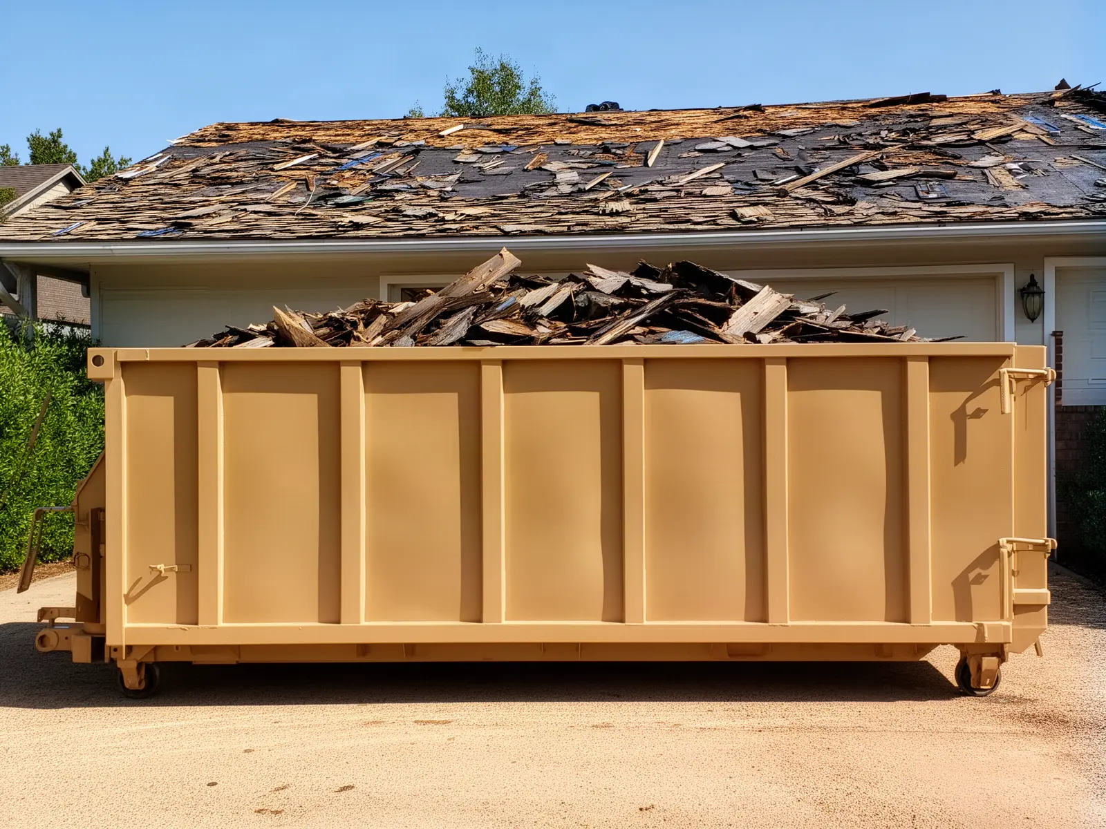 Roll-off dumpster from Great Plains Dumpster Rental in Abilene, TX